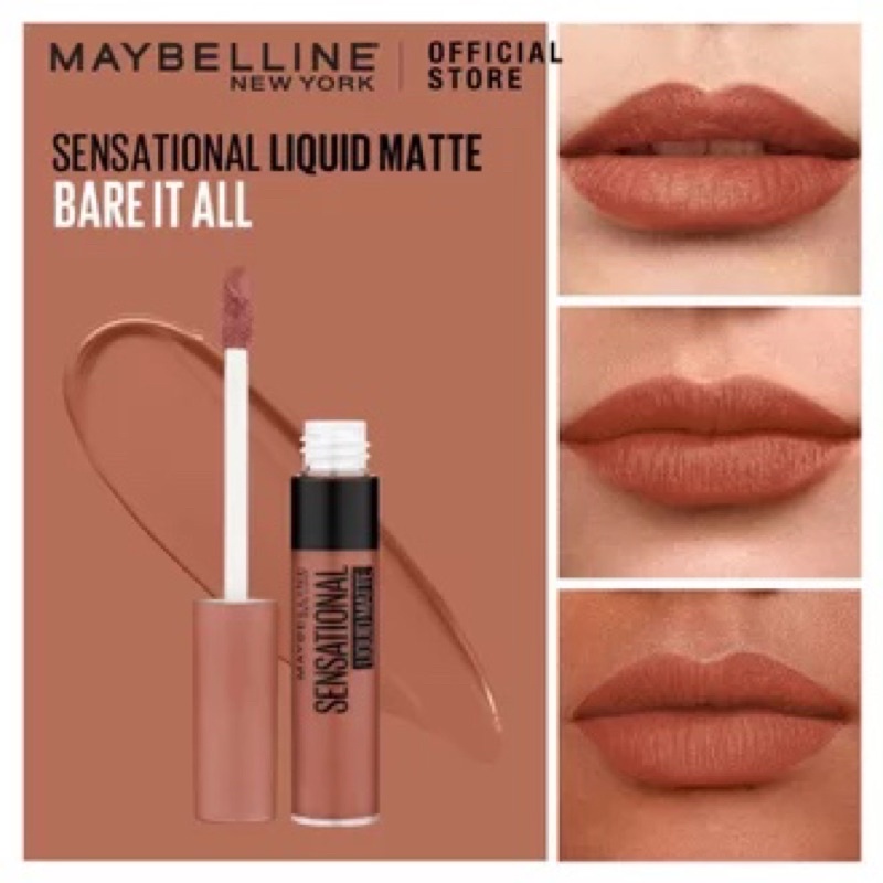 MAYBELLINE COLOR SENSATIONAL LIQUID MATTE LIPSTICK