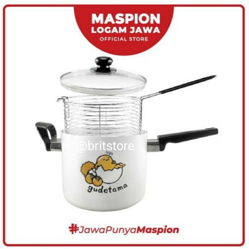 Maspion Panci Deep Fryer 18cm Gudetama/Panci Maspion/ Panci Penggorengan/ Panci Kentang Goreng