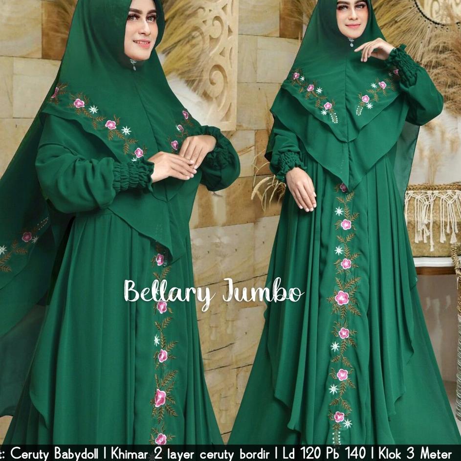 Menarik.. BELLARY SYARII JUMBO LD 120cm BY MMC/GAMIS JUMBO/BAJU MUSLIM JUMBO/BUSANA MUSLIM JUMBO/BAJ
