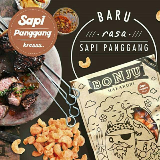 

Makaroni bonju rasa SAPI PANGGANG