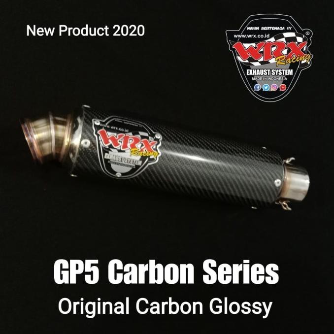 Promo Knalpot Wrx Racing Tipe Gp5 Carbon K150 Fu Fi Promo