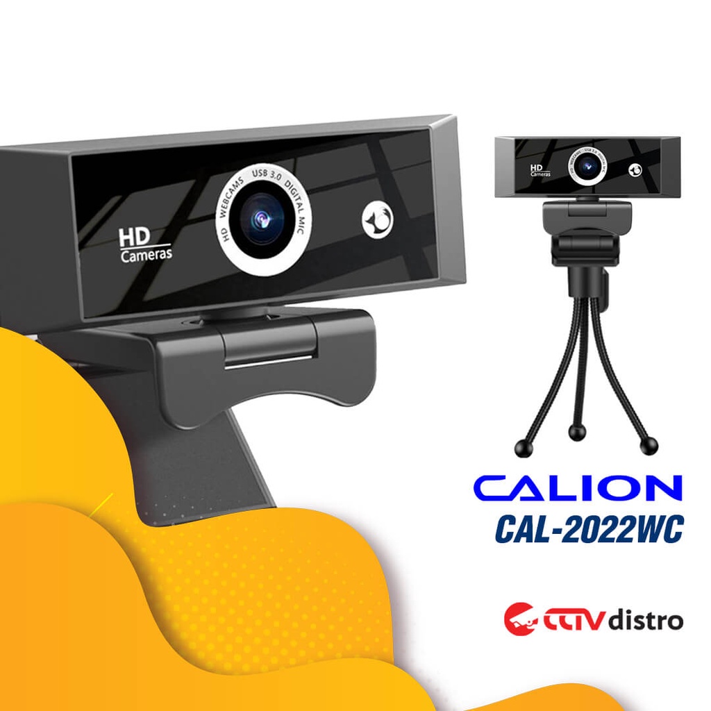 Webcam Autofocus PC Laptop Full HD 1080P | Web Camera Microphone | Kamera Web Cam Calion CAL-2022WC