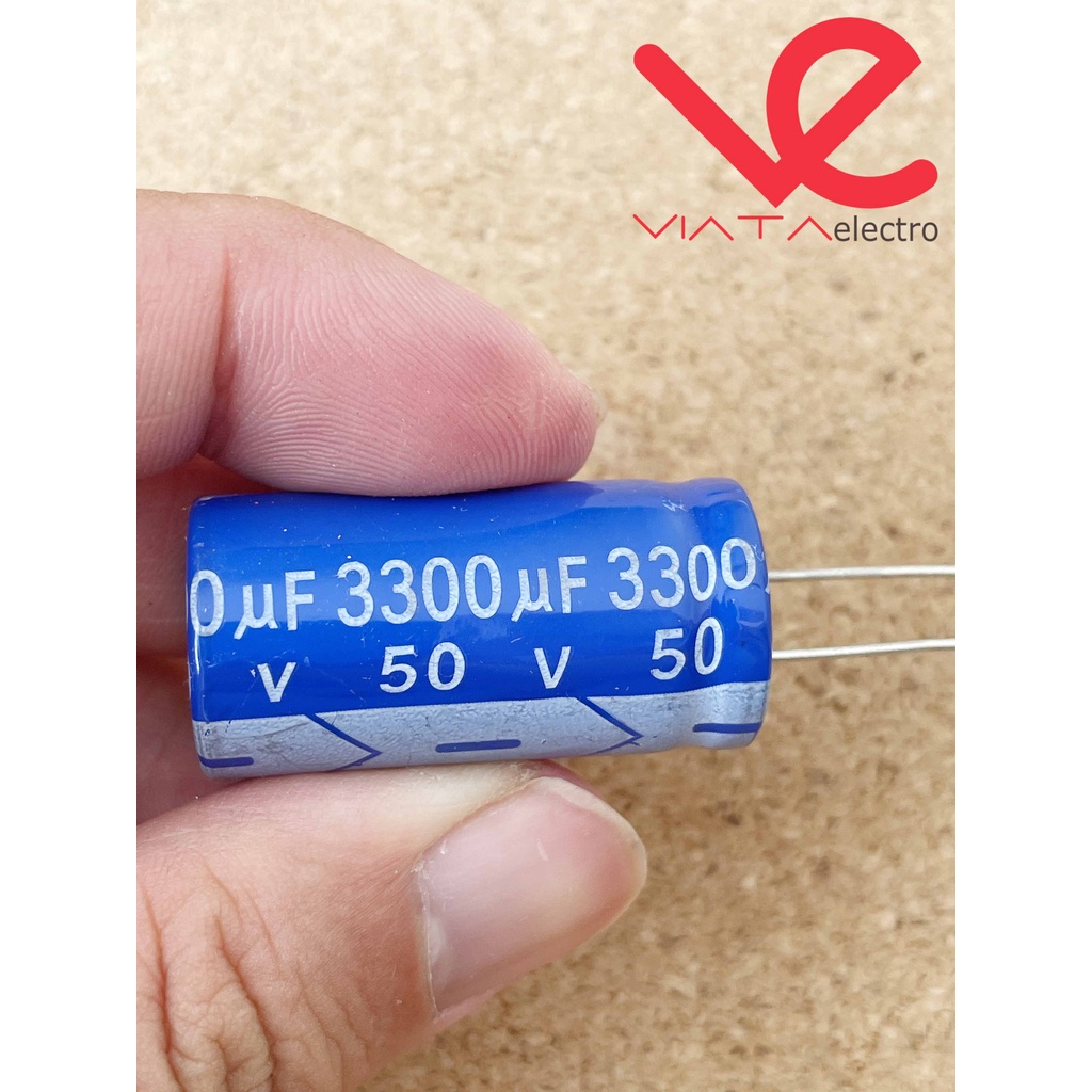 KAPASITOR ELCO 3300UF 50V (1 BUAH) KAPASITOR CAPACITOR ELKO KAPASITOR 3300 UF 50 V