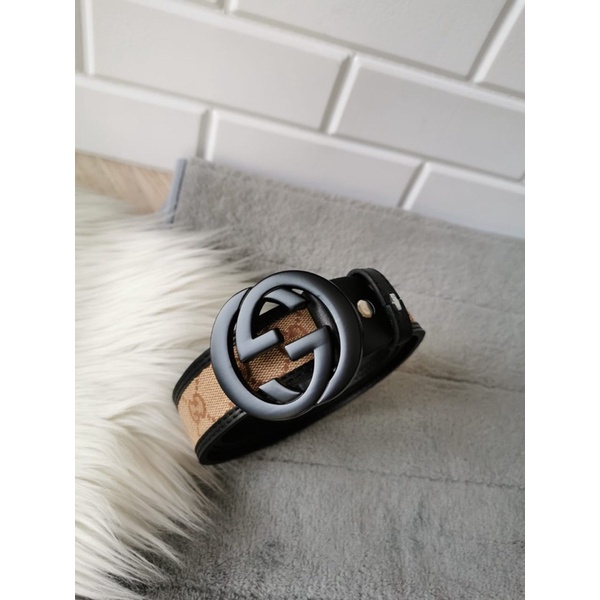 Ikat pinggang Gucci Kanvas import premium Belt wanita sabuk wanita dan pria gucci