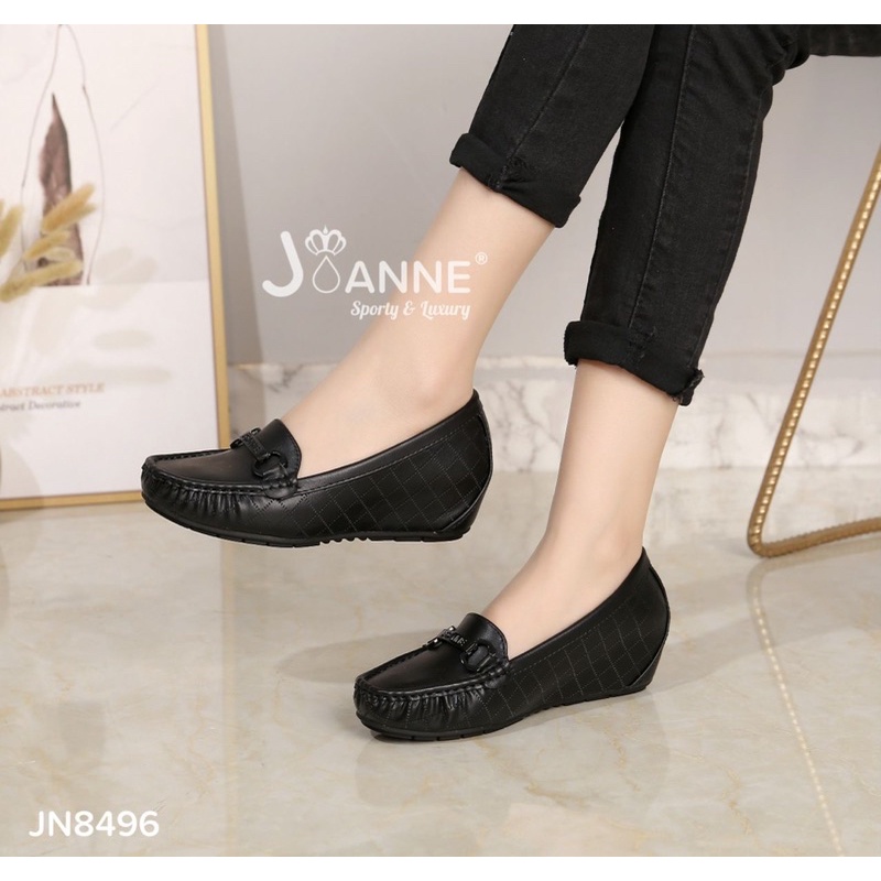 JOANNE Sepatu Wedges Shoes Import JN8496 [ORIGINAL BRAND]