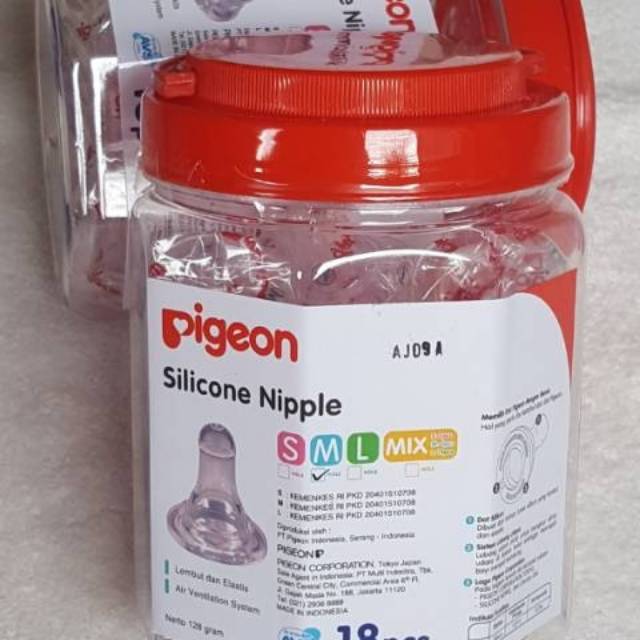 PIGEON Silicone Nipple - Dot Silicone - Dot Bayi Silicone-1