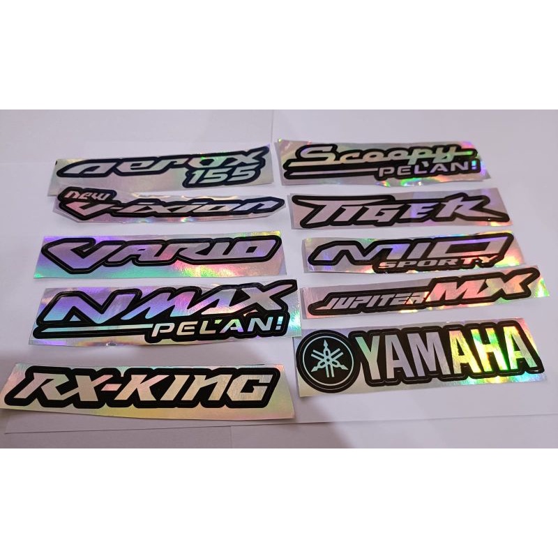 Sticker Hologram Sticker Motor Variasi PELAN Dan Variasi Motor Lain