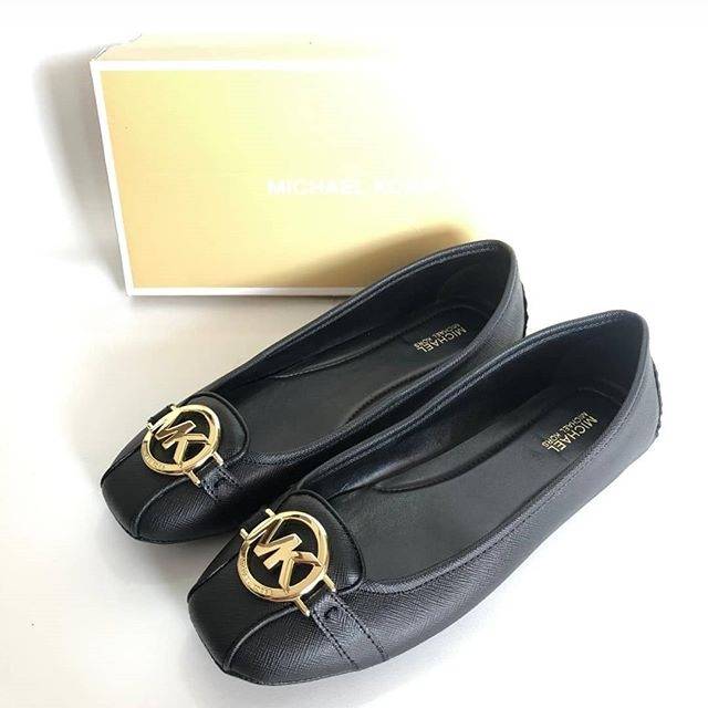 Mk Fulton Safiano - Black Flat Shoes