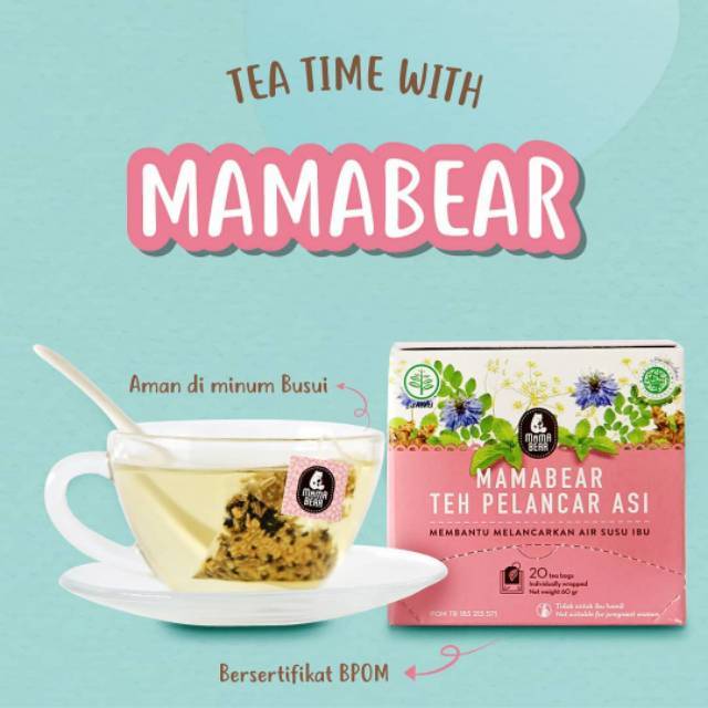 Mama Bear Teh Pelancar Mirip Asi Booster Tea