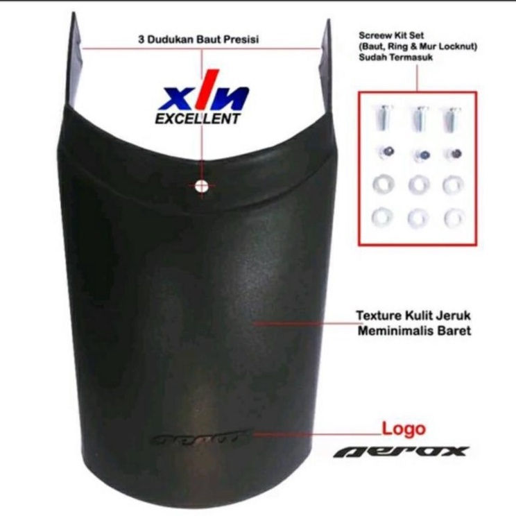 Mudflap Sambungan Spakbor Aerox