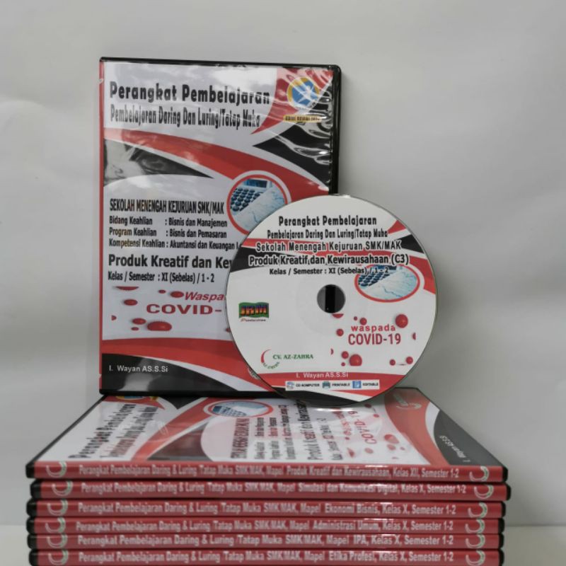 cd rpp k13 Daring luring mapel PKWU (produk kreatif dan kewirausahaan) kelas XI SMK revisi terbaru