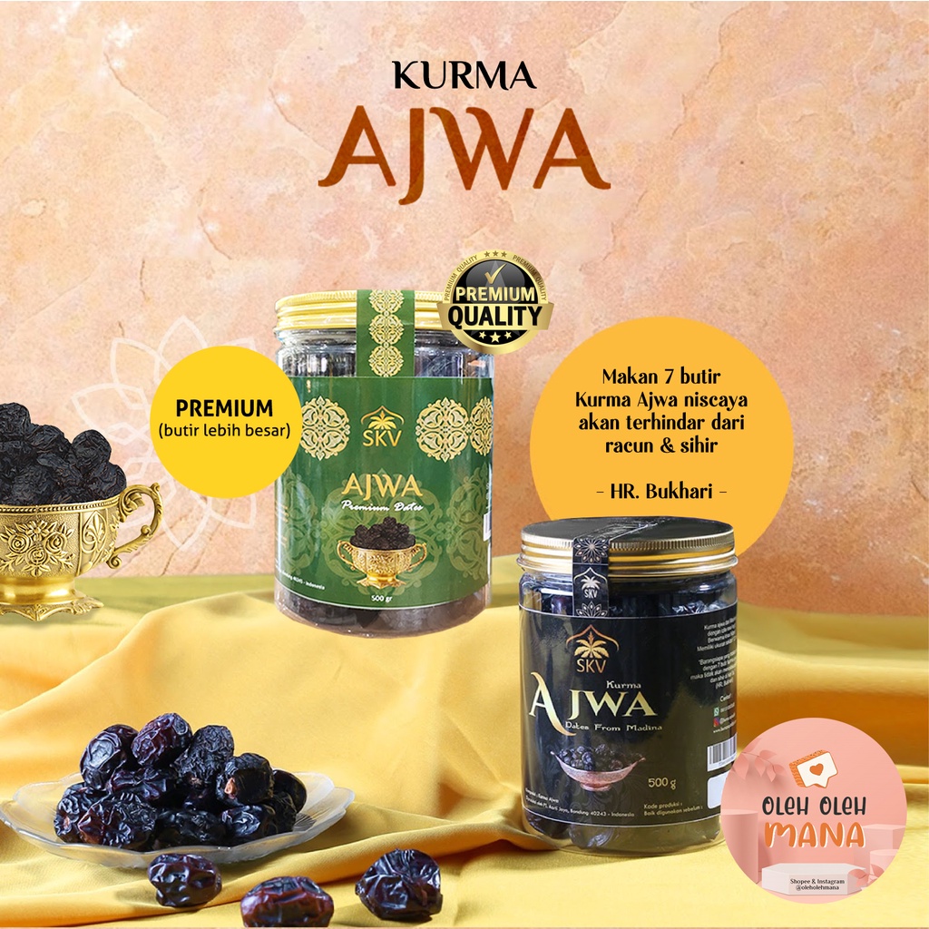 

SKV Kurma Ajwa Toples Premium 500 gr