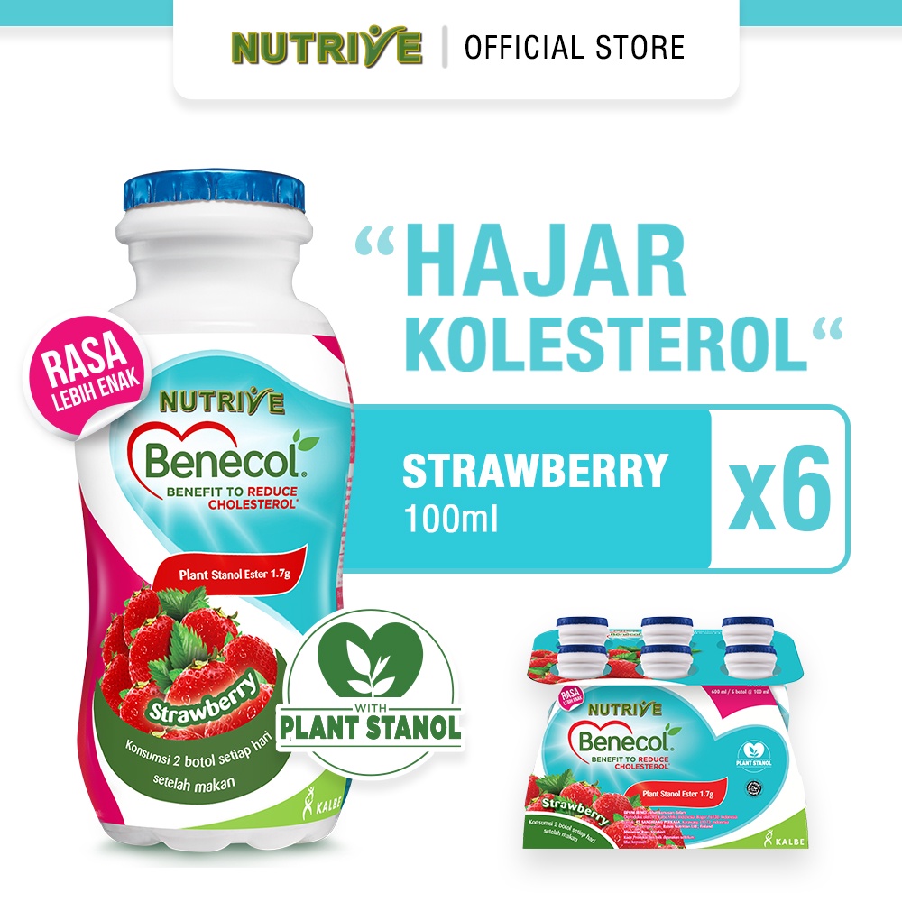 Nutrive Benecol Strawberry 6x100ml