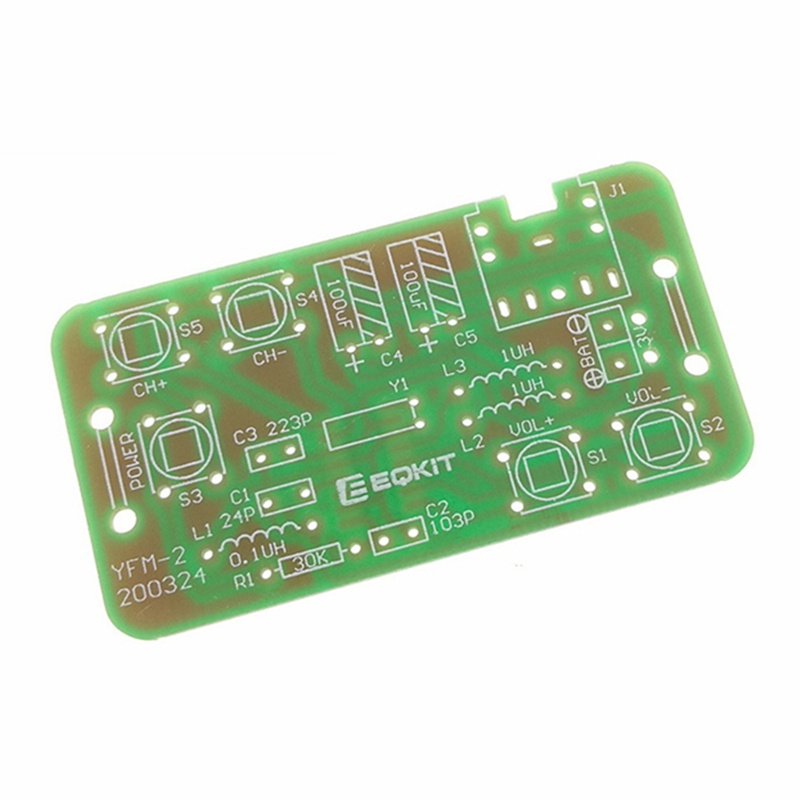 Btsg 76-108MHz FM Stereo Radio DIY Kit Wireless FM Receiver Modul Frekuensi Modulasi Elektronik Solder Praktek P