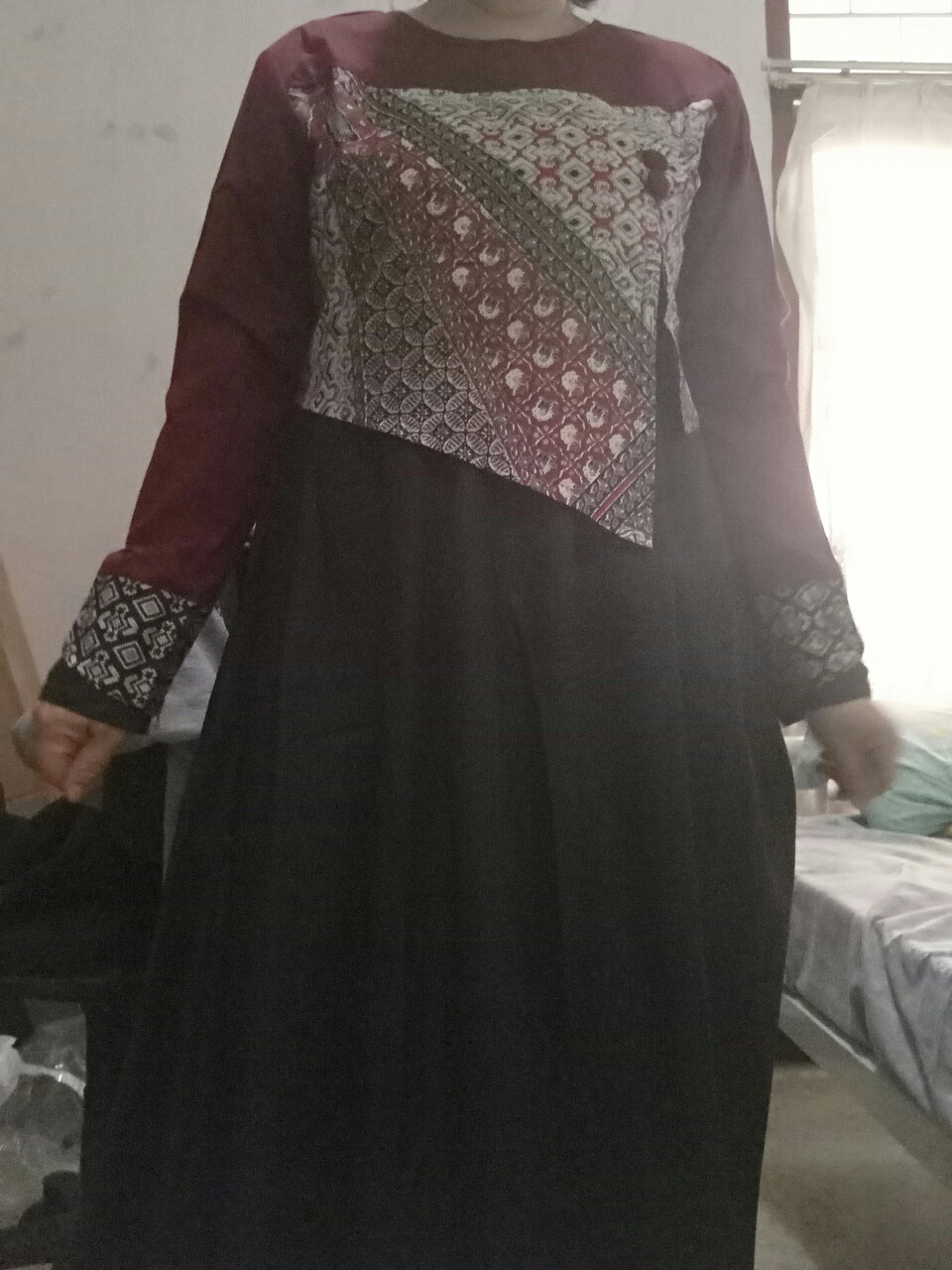 Jehan Dress Gamis Batik, Gamis Kondangan, Gamis Toyobo