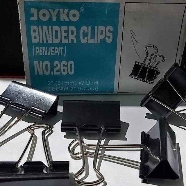 

JOYCO BINDER CLIPS NO.260 SATUAN MURAH