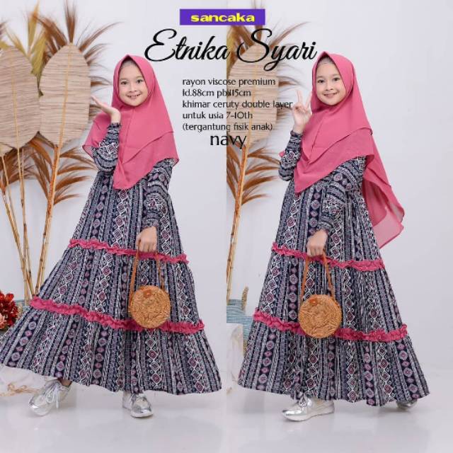 SL Etnika Syari Kids Navy