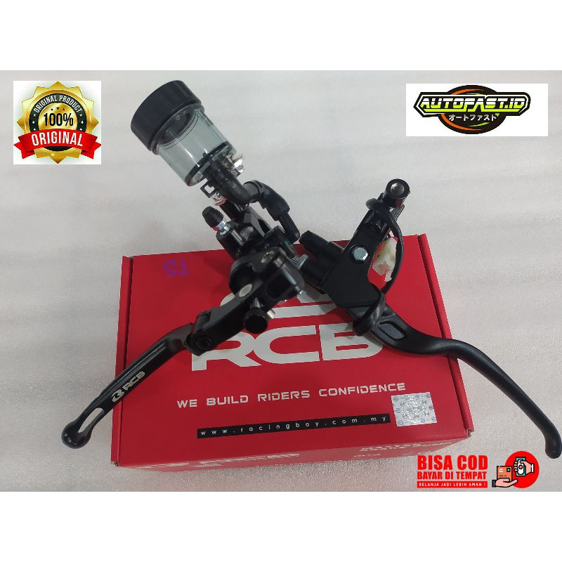 MASTER REM RCB S1 TABUNG PISAH SET HANDLE KOPLING RCB S1 HITAM ORIGINAL