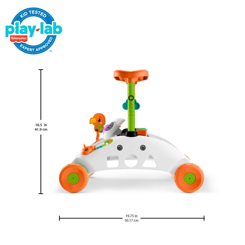 Fisher Price 2 Sides Steady Speed Panda Walker - Push Walker Bayi 2 Sisi