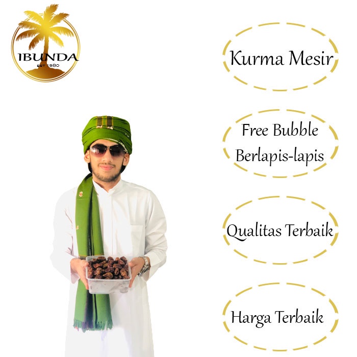 {Free bubble} Kurma mesir 1kg | Kurma Khalas 1kg | Golden Valley