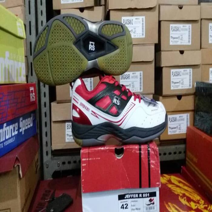 SEPATU BADMINTON RS JEFFER R 851 BORONG | Grosir