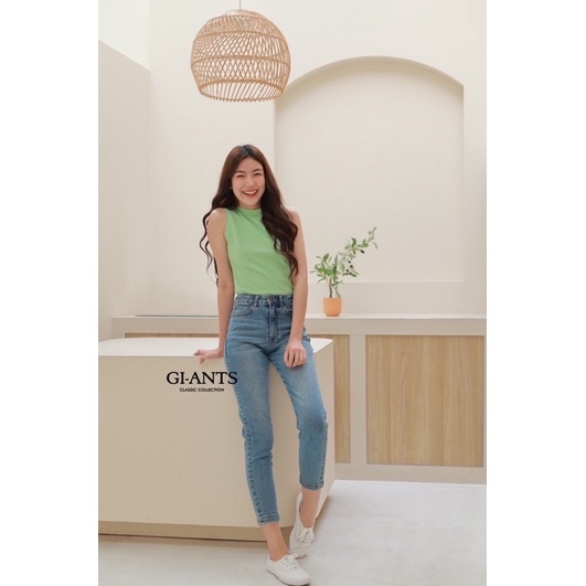 Atasan Giant Basic Model Turte Neck Lengan Buntung (BJGB19)