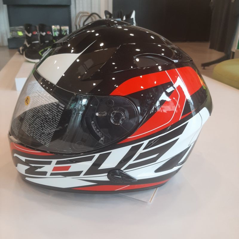 Helm Full Face Zeus 806 Black / Red