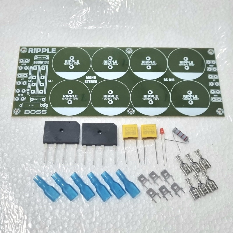 PCB PSU 8 Elco PLUS Komponen