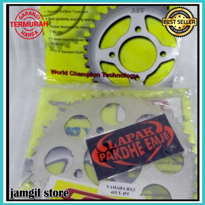 GEAR BELAKANG SSS 415 45 JUPITER Z RX KING JUPITER MX NEW JUPITER MX FIZR ALFA RXZ 415 45