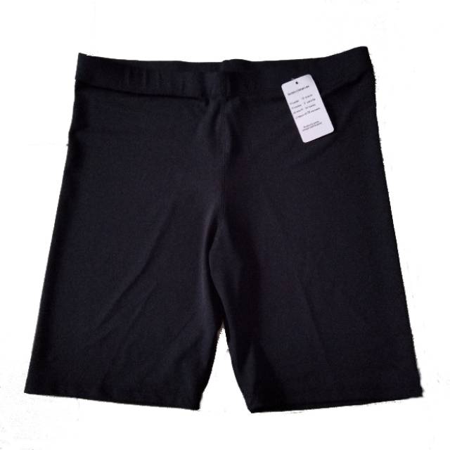 Celana short hotpants lycra bahan spandek rayon XXL