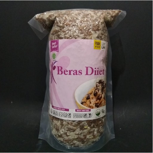 

Beras organik diiet 1 kg GI 54 cocok untuk untuk diet atau penderita diabetes