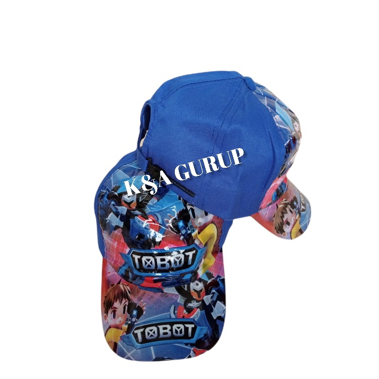 topi anak karakter robot POWE RANGERS,TRANSFORMERS, TOBOT,/Topi anak terbaru Bisa (COD)