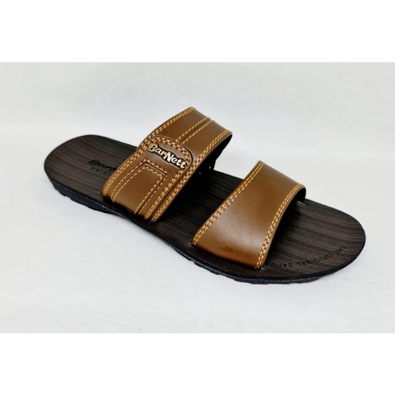 BARNETT RALLY MAX 01 - SANDAL SLOP CASUAL PRIA DEWASA MERK BARNETT-Coffee