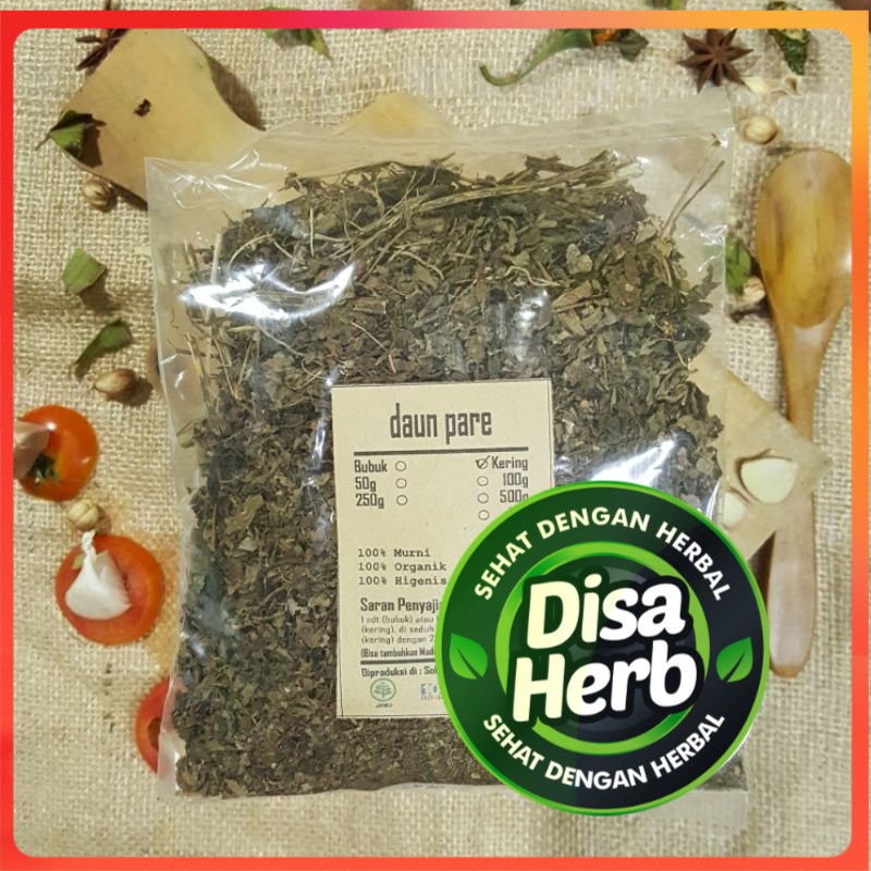 

DAUN PARE KERING 50 GRAM - Momordica Charantia - MURNI - JSR - REMPAH