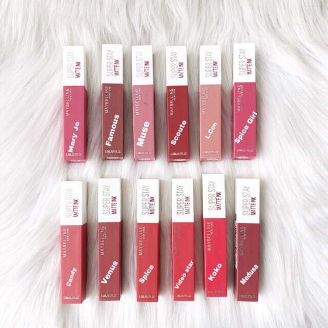 MURAH (1LUSIN) LIPCREAM MAYBELLINE SUPER STAY