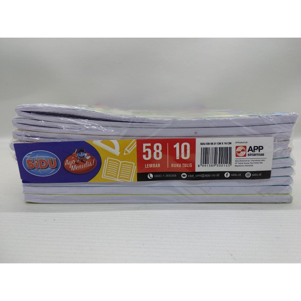 Buku Tulis Sidu/notebook/ buku tulis bergaris merk Sidu-6