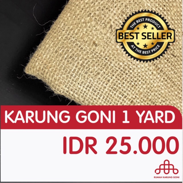  Karung  Goni  Baru Rollan Kain Goni  Per Yard Jute 