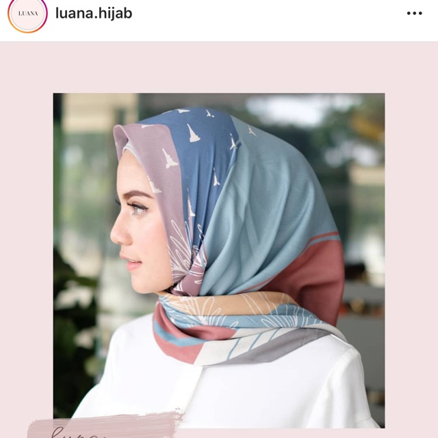 Luana hijab luna Two Tone Preloved