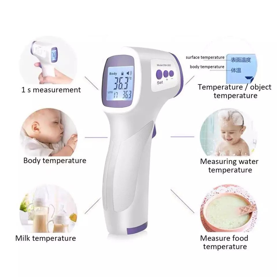 Thermometer Digital Suhu Badan Anak - Termometer 2 in 1 Ukur Suhu