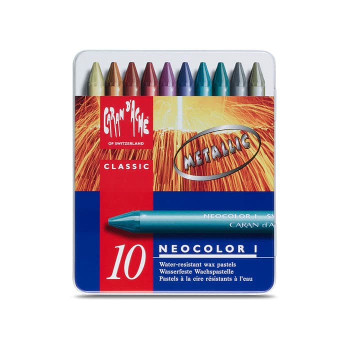 

CRAYON CARANDACHE NEOCOLOR I 10W METALIC