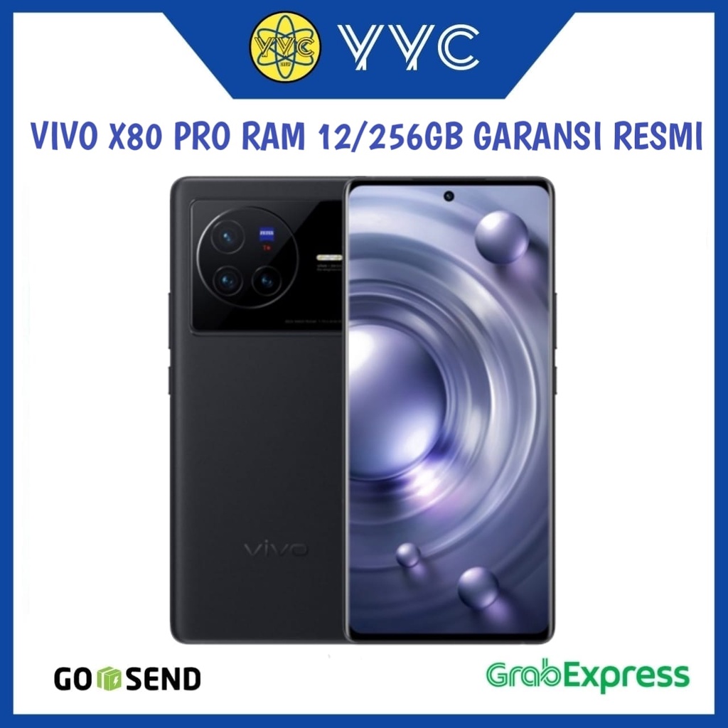 Vivo X80 Pro Ram 12/256GB | Ram 12 Rom 256GB NFC Garansi Resmi