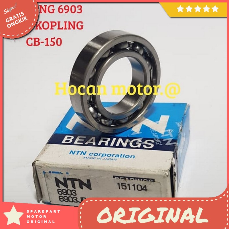 Bearing Bearing Klaher Stut Kopling 6903 Ntn Japan Honda Cb150 Berkualitas Terbaik