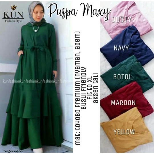 PUSPA MAXY DRESS BY KUN