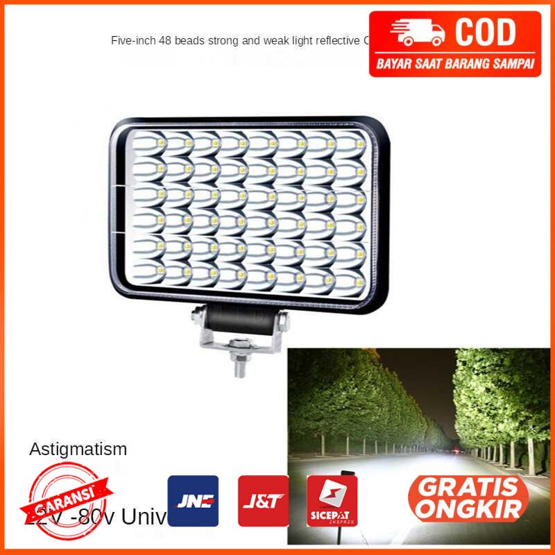 Lampu Sorot Flood Spotlight 48 W 48 LED White Light LD48