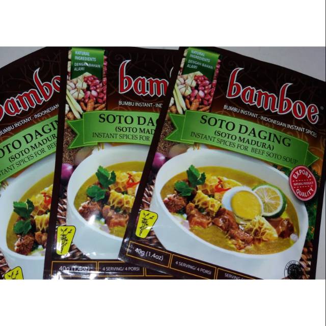 

BUMBU BAMBOE SOTO DAGING