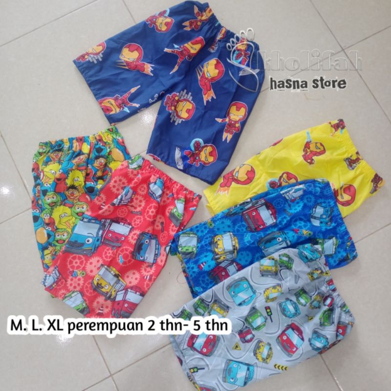 M. L. XL celana pendek kolor laki-laki 2 tahun- 5 tahun polymicro