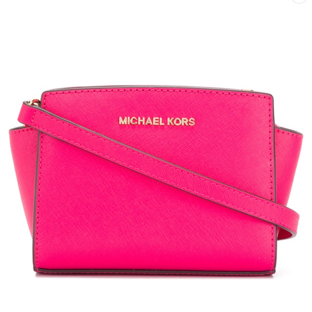 Tas wanita selempang Michael Kors Selma Mini Messenger 32H3GLMC1L Ultra Pink