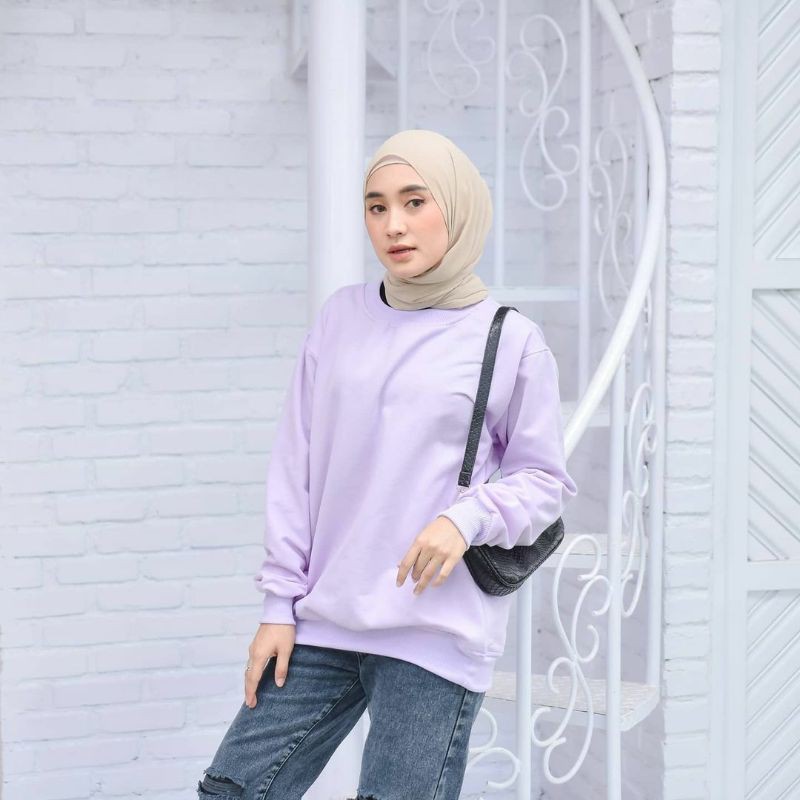 SWEATER POLOS UNISEX | BASIC SWEATER LILAC