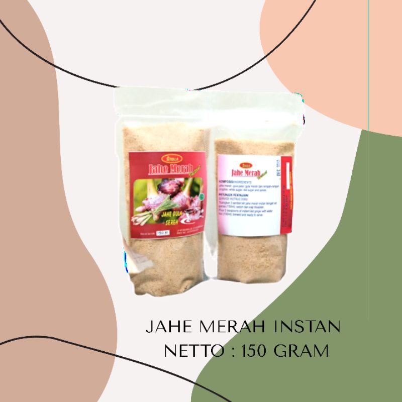 

Jahe Merah Instan plus Sereh