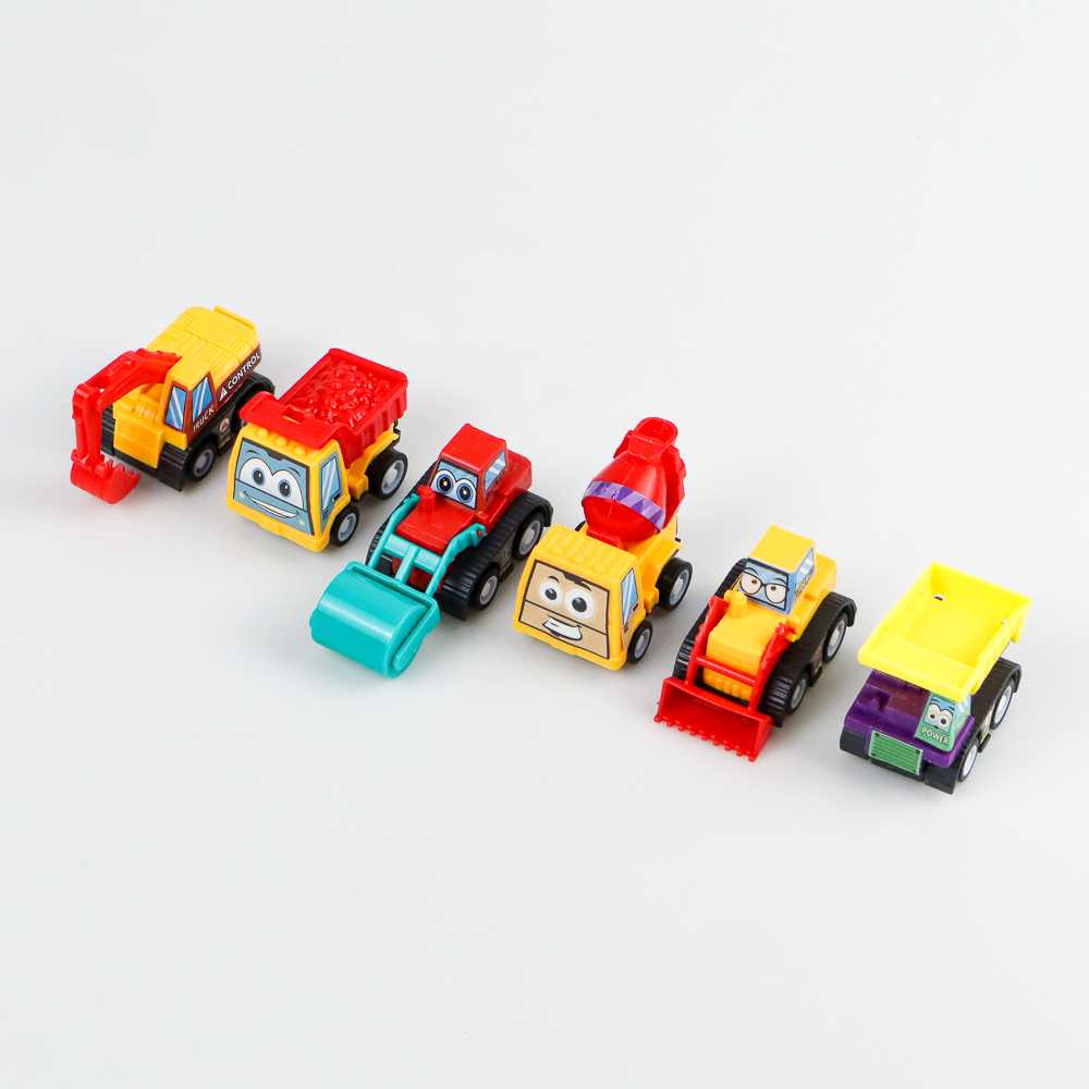 GIJ - ZKZC Mainan Anak Mobil Car Truck Children Toy 6 PCS